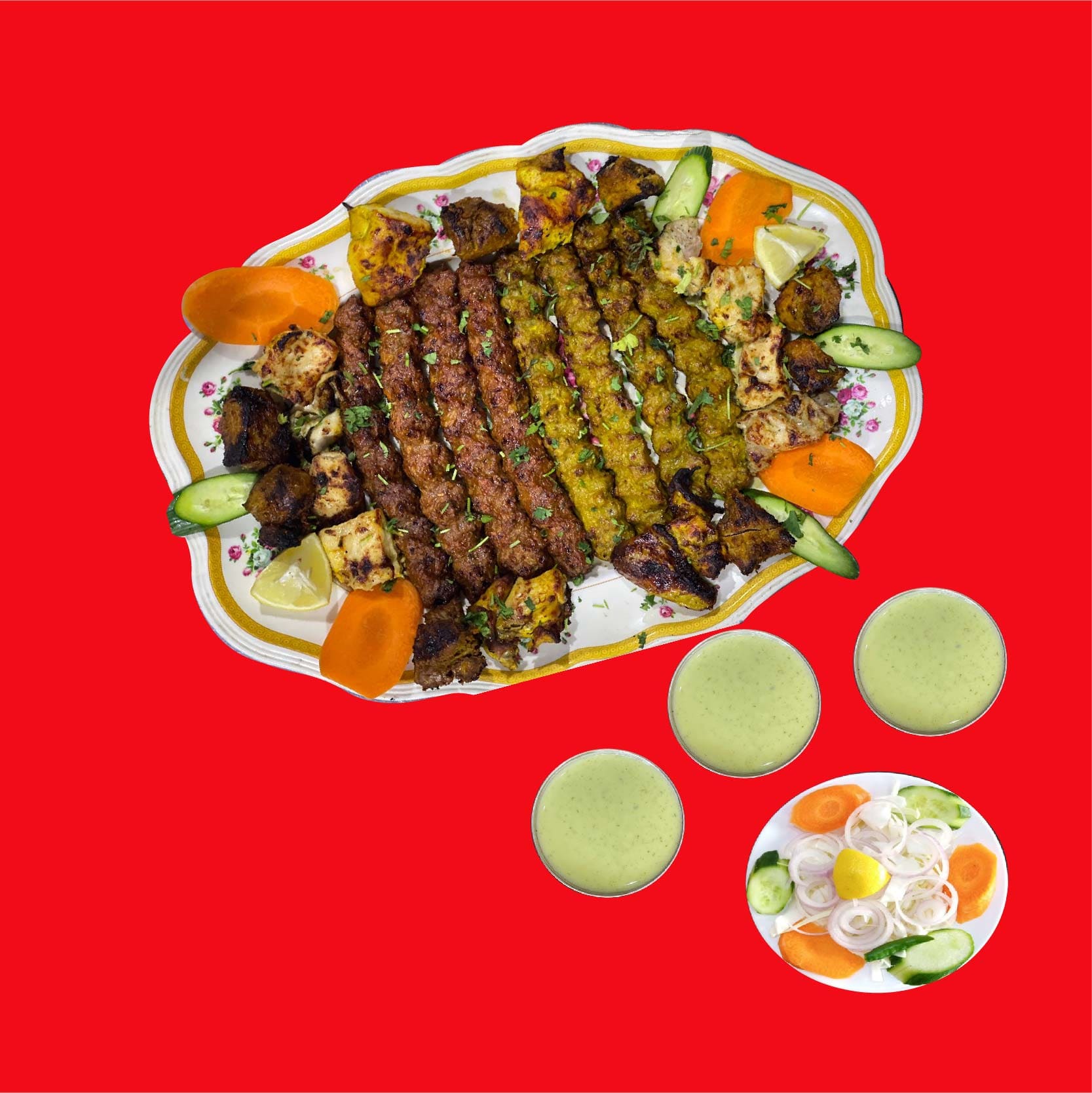 Mix BBQ full platter